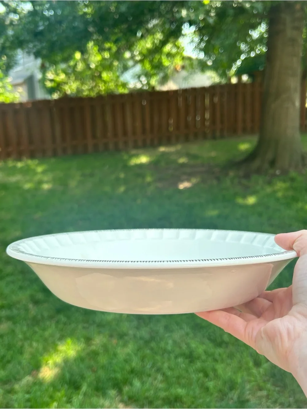 Royal China Country Harvest Apple Pie Plate with Recipe